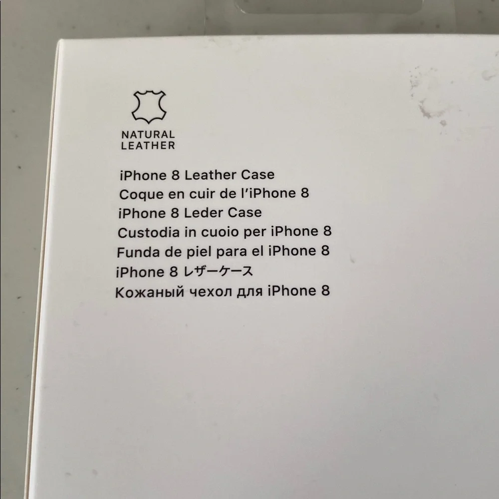 Apple iphone leather